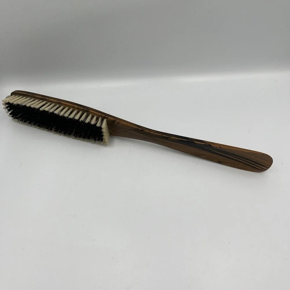 Vintage Double End Shoehorn Valet Brush Gentleman's Wardrobe Helper England Made